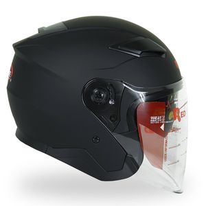 کلاه کاسکت بدون فک ردلاین مدل 956+blk matt